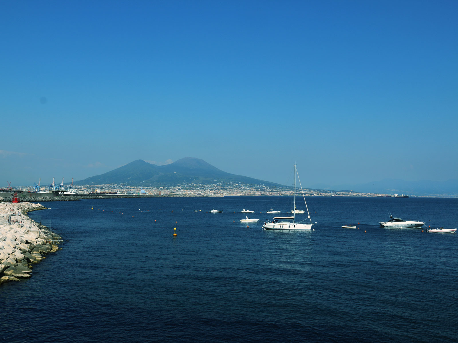Neapel am Vesuv