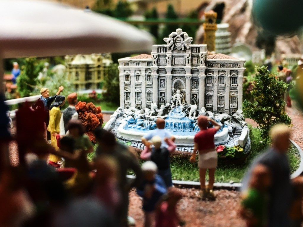 Miniaturenpark! Der Trevibrunnen ist selbst in ganz klein noch toll