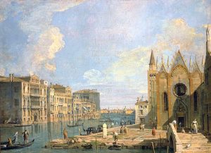 Canaletto (1697-1768): Il Gran Canal visto dal campo della Carità
